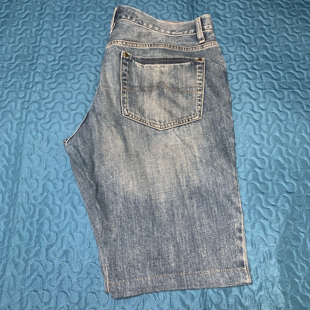 Men Slim Straight Jean Shorts | Urban Pipeline